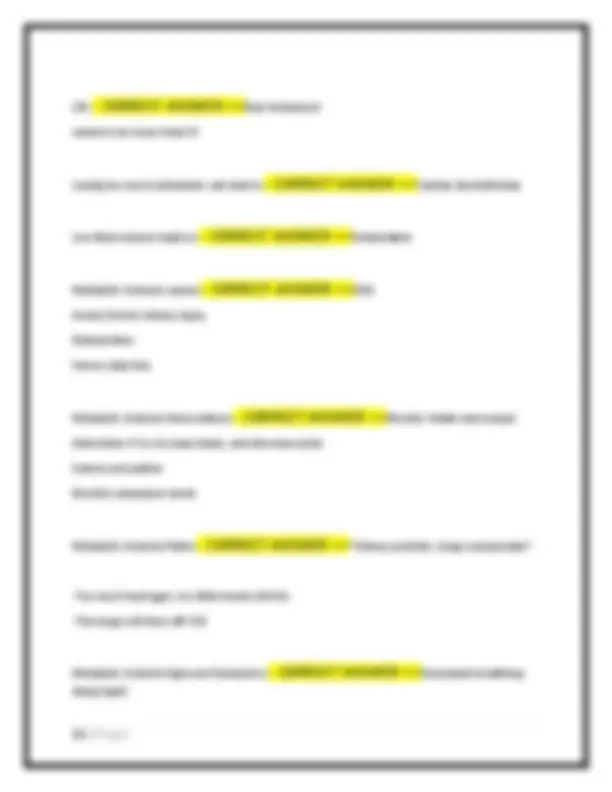HONDROS NUR 205 EXAM 3 NEWEST 2025 ACTUAL EXAM COMPLETE 200 QUESTIONS ...