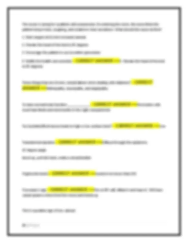 HONDROS NUR 205 EXAM 3 NEWEST 2025 ACTUAL EXAM COMPLETE 200 QUESTIONS ...