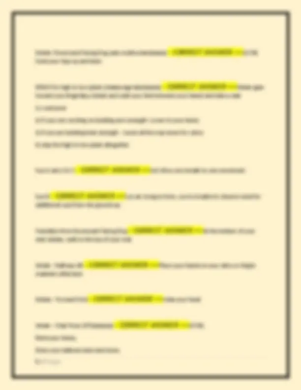 CorePower C1 Class with Cues: Exam Questions and Answers | Exams ...