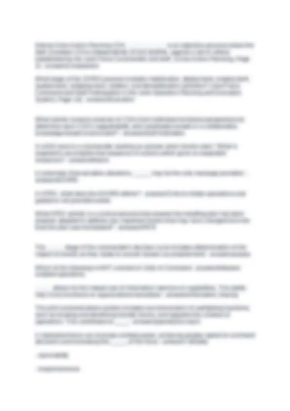 Jfc 100 Module JFC 100 MODULE 05: JOINT PLANNING PROCESS QUESTIONS & ANSWERS 100% ...