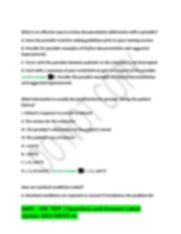 AAPC - CRC TEST 1 Questions and Answers Latest Update 2025 RATED A+ ...