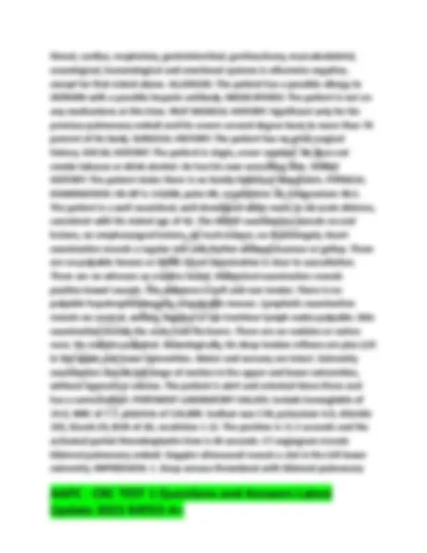 AAPC - CRC TEST 1 Questions and Answers Latest Update 2025 RATED A+ ...