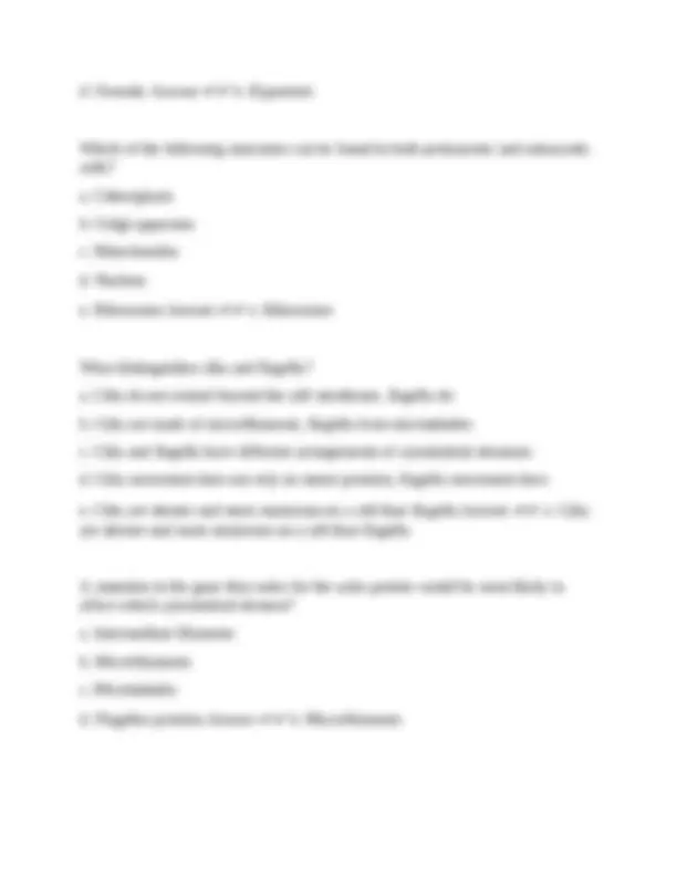 BIO 116 Final Exam Miami University questions with correct answers ...