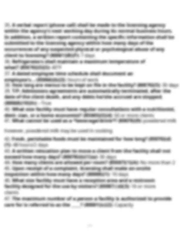 ADULT RESIDENTIAL FACILITY (ARF) PRACTICE TEST, CALIFORNIA ARF ...