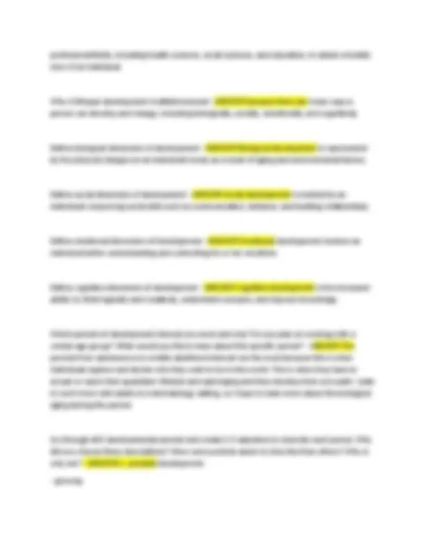 PSYC 140 Module 1 Exam Questions and Verified Answers | Portage ...