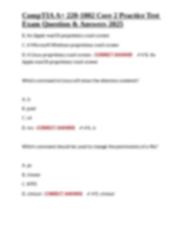 CompTIA A+ 220-1002 Core 2 Practice Test: Exam Questions and Answers ...