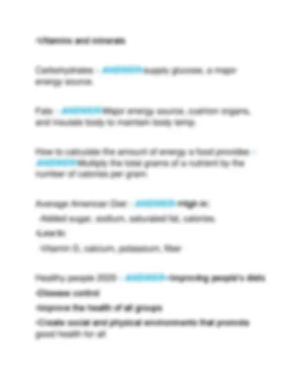 HUMAN NUTRITION FINAL ACTUAL EXAM WITH QUESTIONS AND CORRECT ANSWERS ...