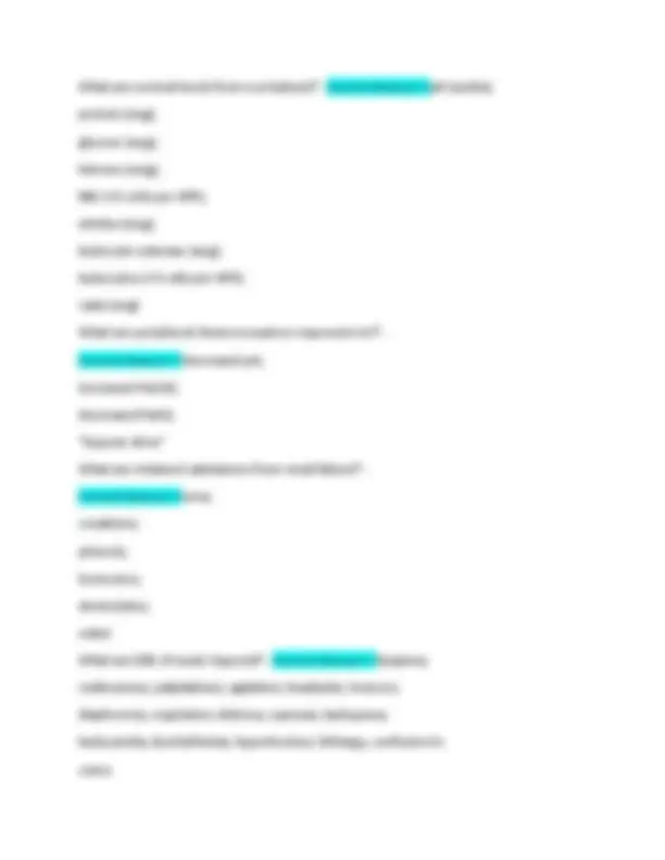 NUR 242 Exam 3 Streb Med Surg Exam 3 250+ Questions with solutions 2024 ...