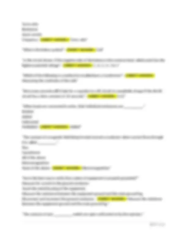 Saca Test Example SACA 201 SILVER ACTUAL EXAM 85 QUESTIONS AND CORRECT ANSWERS 100% ...