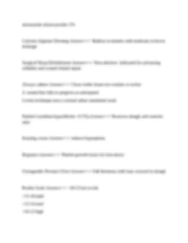 WOCN Wound Care RN Exam Prep questions with correct answers | Exams ...