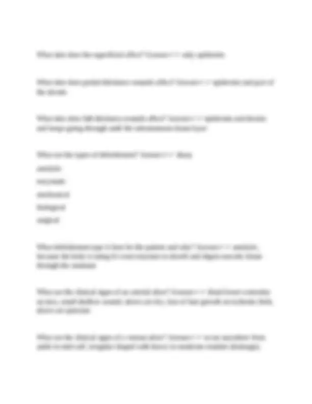 Wound Care Exam questions with correct answers | Exams Nursing | Docsity