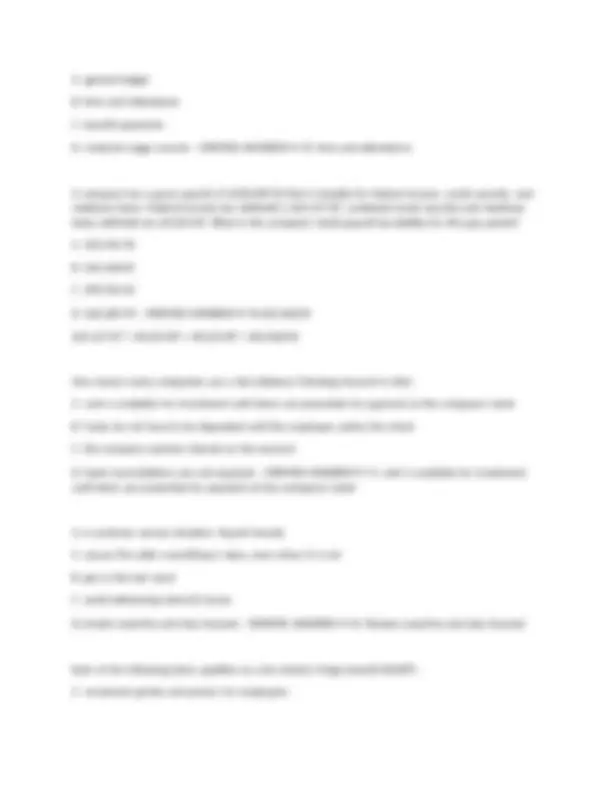 The Payroll Source CPP Practice Exam questions with answers. | Exams ...