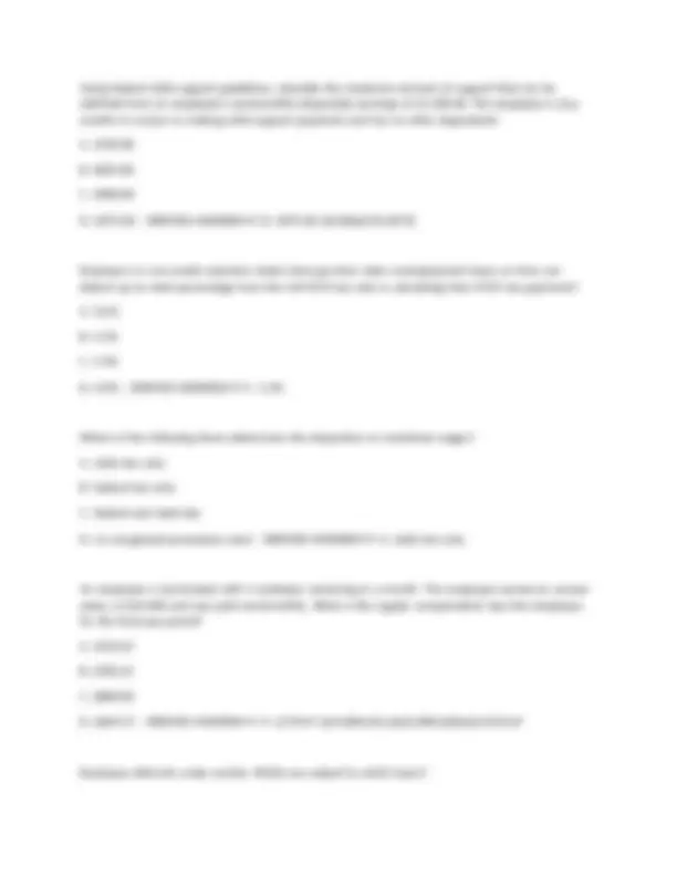 The Payroll Source CPP Practice Exam questions with answers. | Exams ...