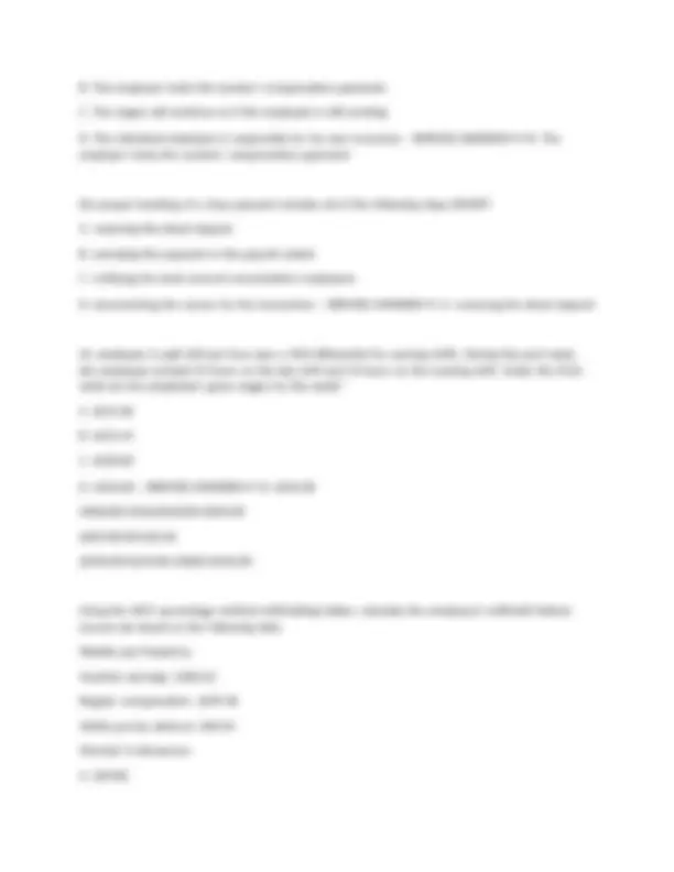 The Payroll Source CPP Practice Exam questions with answers. | Exams ...