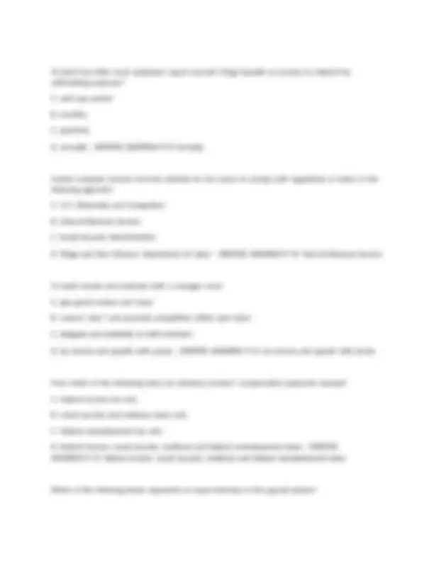 The Payroll Source CPP Practice Exam questions with answers. | Exams ...