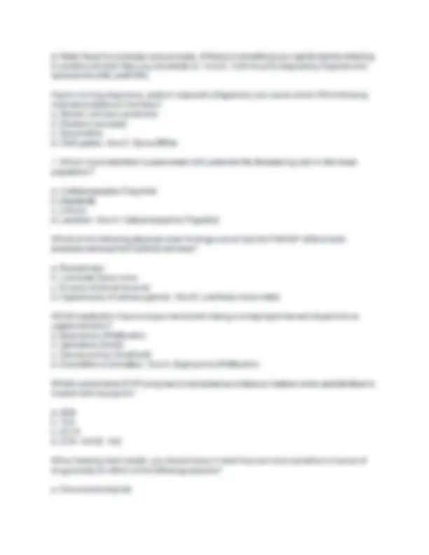 PMHNP Board Review Exam 1 Questions with Correct Answers. | Exams ...