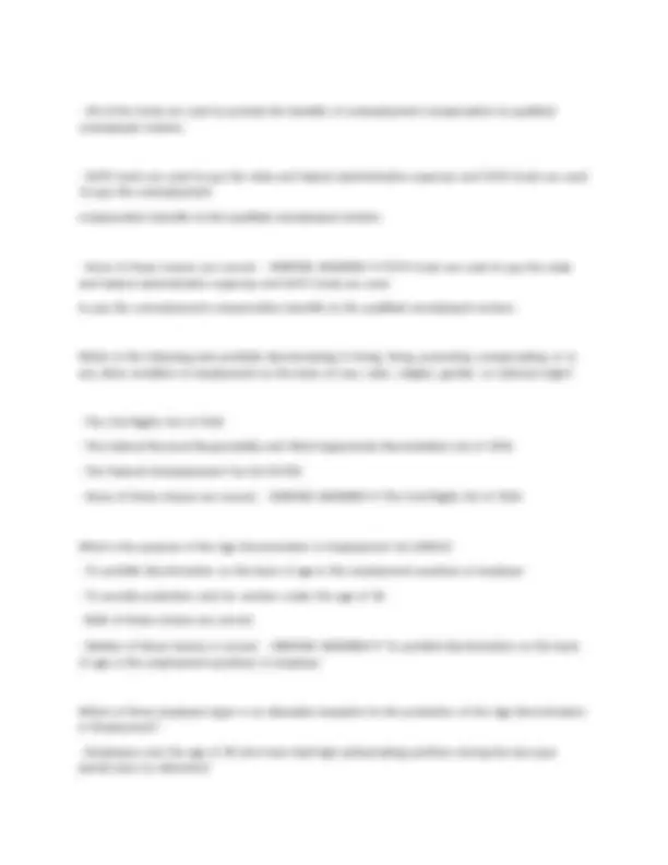 Payroll Accounting Final Exam Study Guide Part 1 Questions with correct ...