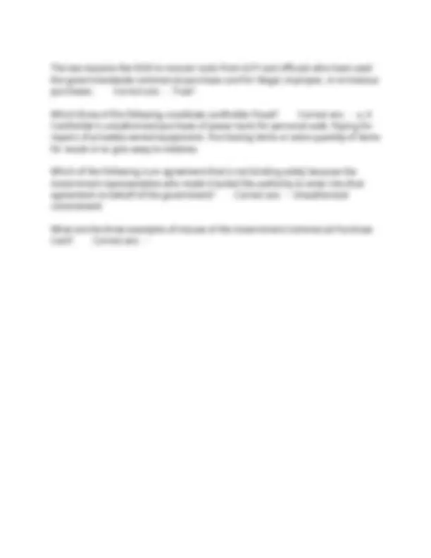 Governmentwide Commercial Purchase Card (GPC) Overview Exam Questions ...