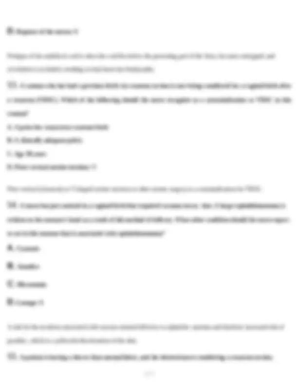 Ob 83 Example OB - EXAM 3 QUESTIONS WITH VERIFIED ANSWERS | Exams Obstetrics | Docsity