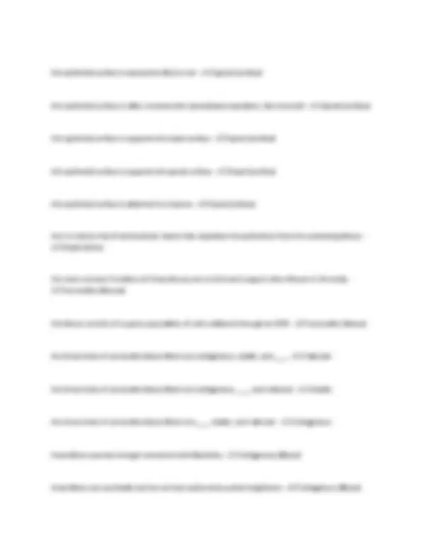 USABO Animal Anatomy and Physiology Study Guide | 100% Correct Answers ...
