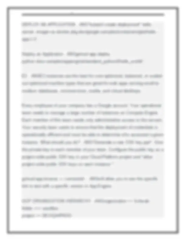 Google Certified Associate Cloud Engineer (ACE) Exam & Sample Questions ...