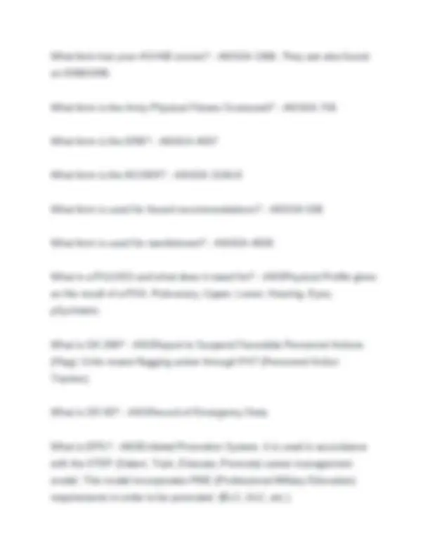 Army Personnel Management Study Guide: Questions and Answers | Exams ...