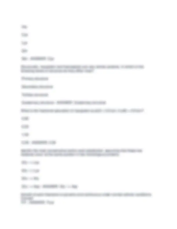 PRACTICE PROBLEMS - BCH EXAM 1 QUESTIONS WITH CORRECT DETAILED ANSWERS ...