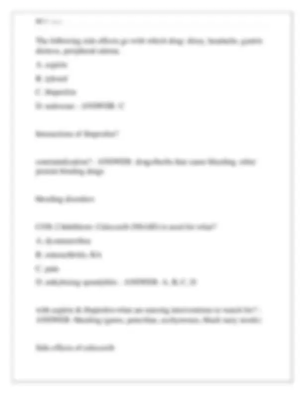 GALEN COLLEGE PHARM EXAM 1 NEWEST 2024 ACTUAL EXAM COMPLETE 150 ...
