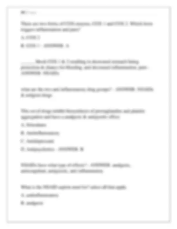 GALEN COLLEGE PHARM EXAM 1 NEWEST 2024 ACTUAL EXAM COMPLETE 150 ...