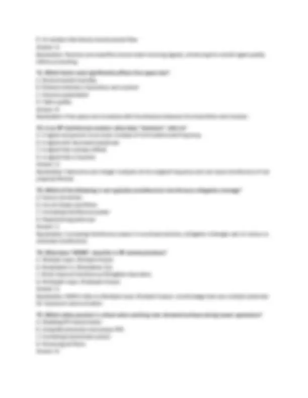 Advanced RF Interference Mitigation (AIM) Exam | Exams Technology | Docsity