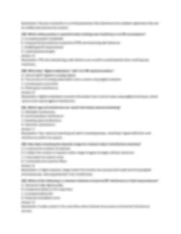 Advanced RF Interference Mitigation (AIM) Exam | Exams Technology | Docsity