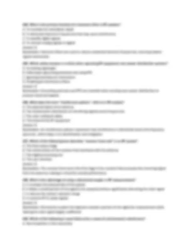 Advanced RF Interference Mitigation (AIM) Exam | Exams Technology | Docsity