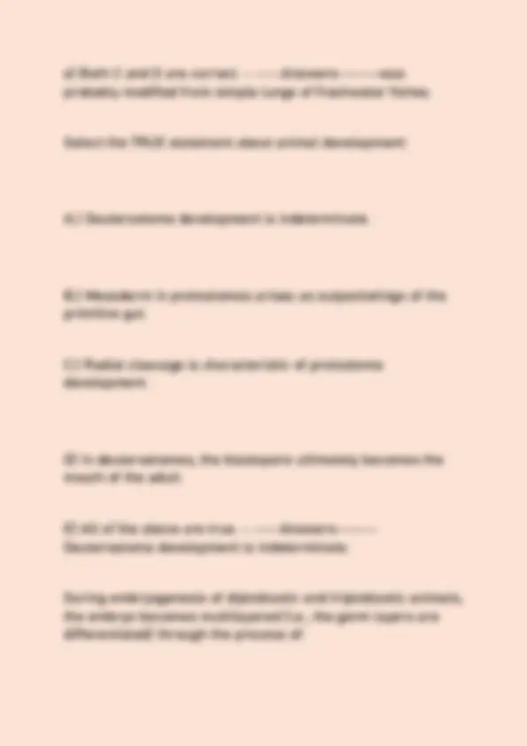 TAMU BIOLOGY 112 (ACTUAL 2025/2026) EXAM QUESTIONS AND VERIFIED CORRECT ...