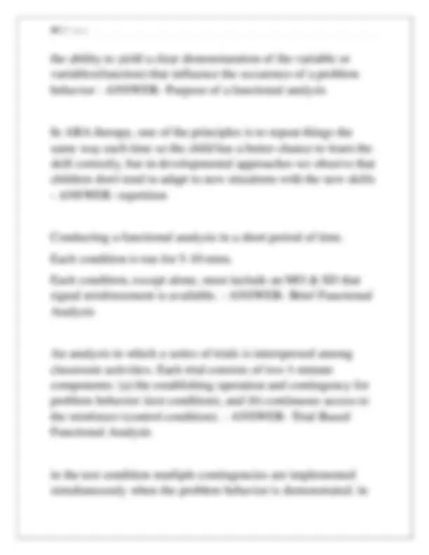 EDF 6226 EXAM 2 NEWEST 2024 / EDF 6226 BEHAVIORAL ASSESSMENT IN APPLIED ...
