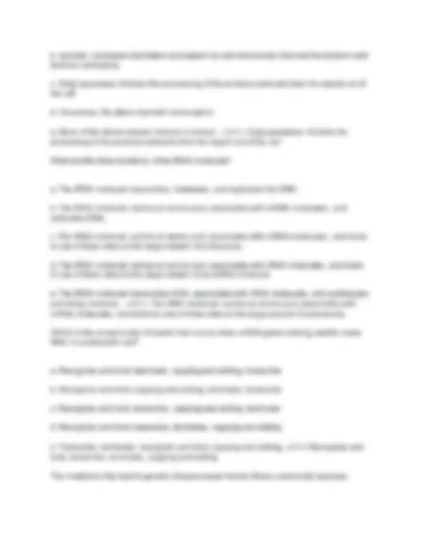 BIOL 1010 Midterm Exam Practice Test Questions & Answers- Brooklyn ...