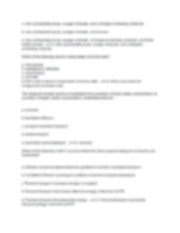 BIOL 1010 Midterm Exam Practice Test Questions & Answers- Brooklyn ...
