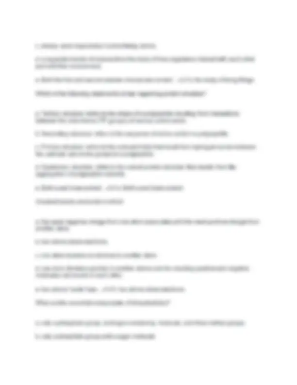 BIOL 1010 Midterm Exam Practice Test Questions & Answers- Brooklyn ...