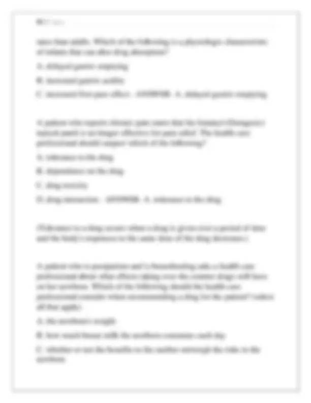 Medication Administration Test Bank: 2024-2025 Edition | Exams Nursing ...