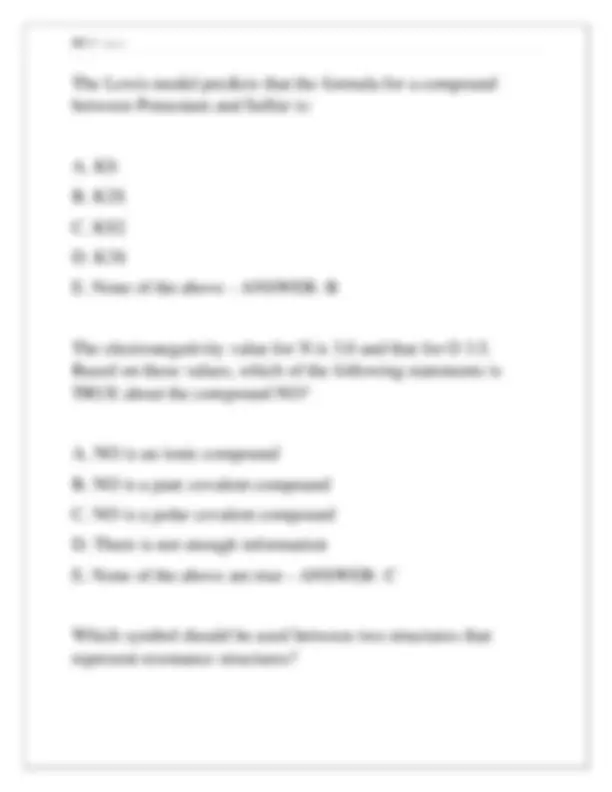 CHEM 101 FINAL EXAM IVY TECH EXAM COMPLETE 100 QUESTIONS AND CORRECT ...