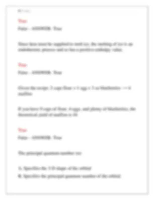 CHEM 101 FINAL EXAM IVY TECH EXAM COMPLETE 100 QUESTIONS AND CORRECT ...