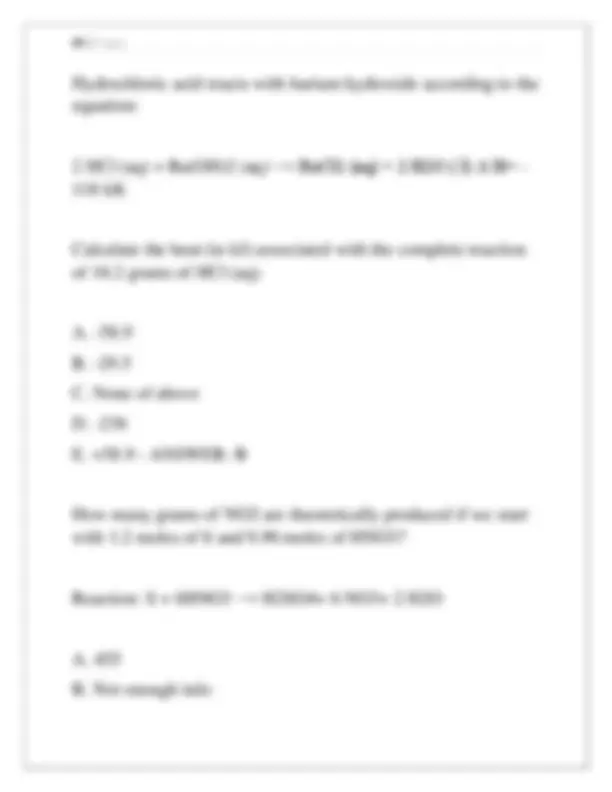 CHEM 101 FINAL EXAM IVY TECH EXAM COMPLETE 100 QUESTIONS AND CORRECT ...