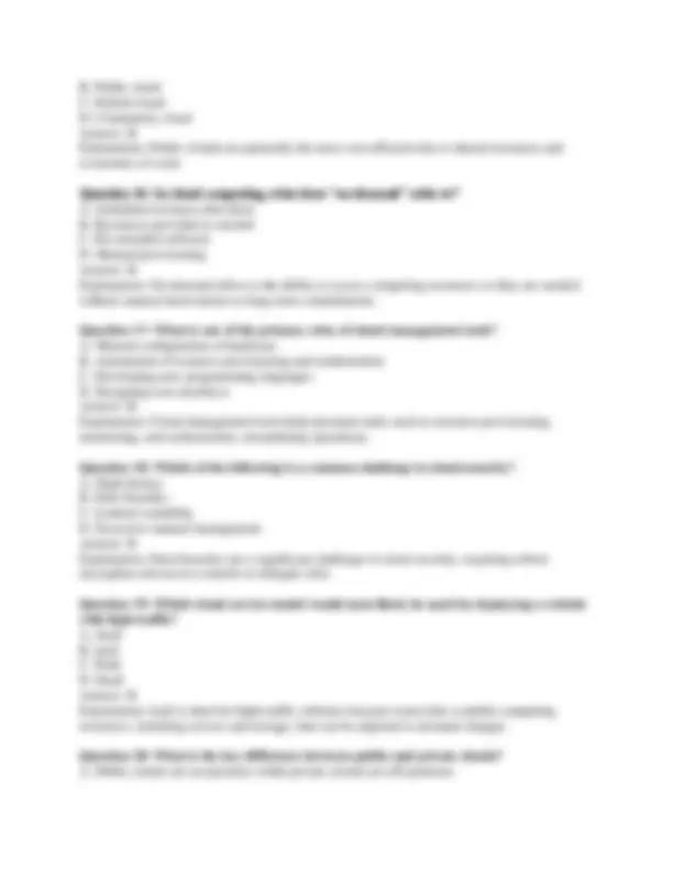CLO-001 CLO-002 CompTIA Cloud Essentials+ Exam | Exams Technology | Docsity