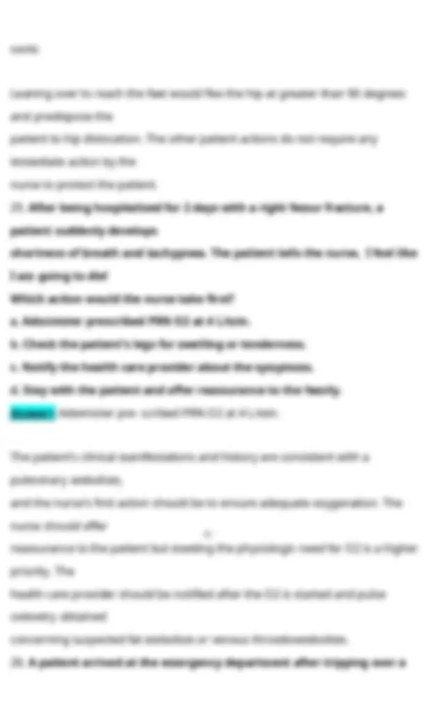 NSG 430 Exam 3 tested questions (latest 2025 / 2026) with verified ...