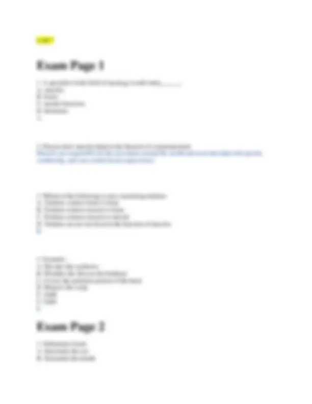 BIO 151 LAB TEST 1-3 & MODULE 1-7 PRACTICE END YEAR EXAMS 2024.pdf ...