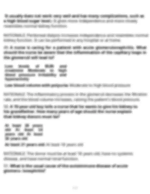 MED-SURG 1 FINAL EXAM QUESTIONS COMPREHENSIVE COMPLETE WITH ANSWERS ...