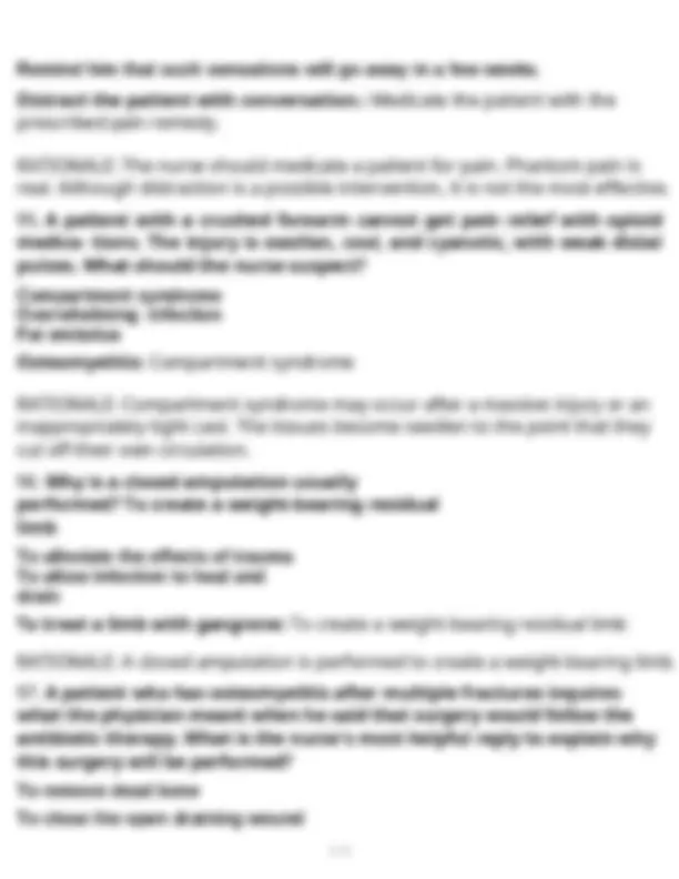 MED-SURG 1 FINAL EXAM QUESTIONS COMPREHENSIVE COMPLETE WITH ANSWERS ...