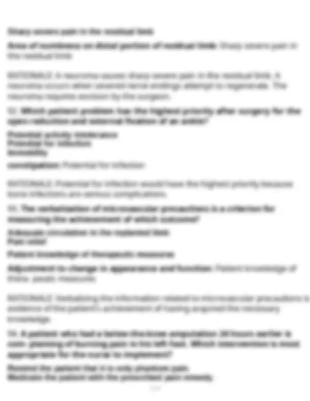 MED-SURG 1 FINAL EXAM QUESTIONS COMPREHENSIVE COMPLETE WITH ANSWERS ...