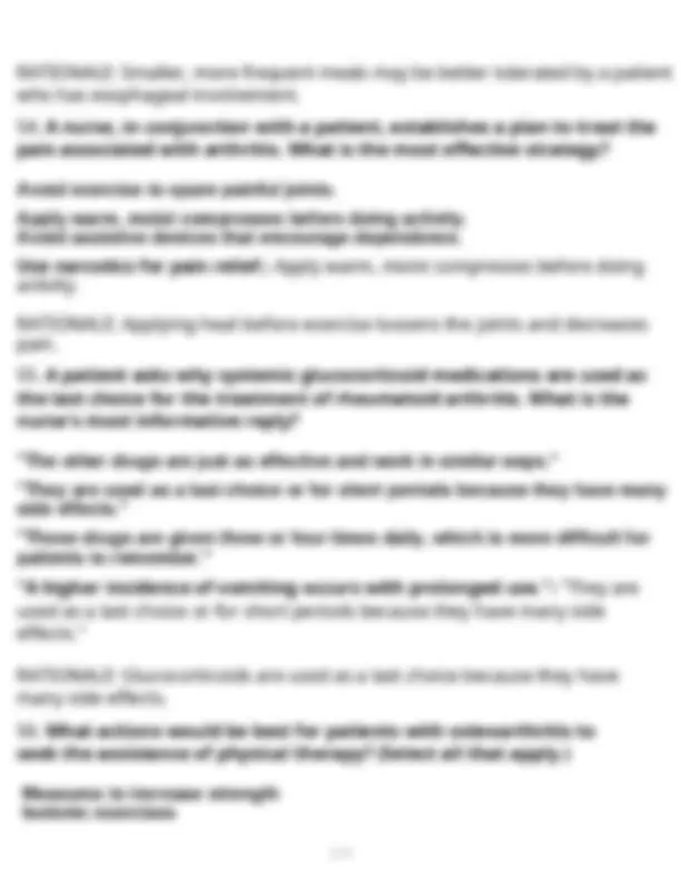 MED-SURG 1 FINAL EXAM QUESTIONS COMPREHENSIVE COMPLETE WITH ANSWERS ...