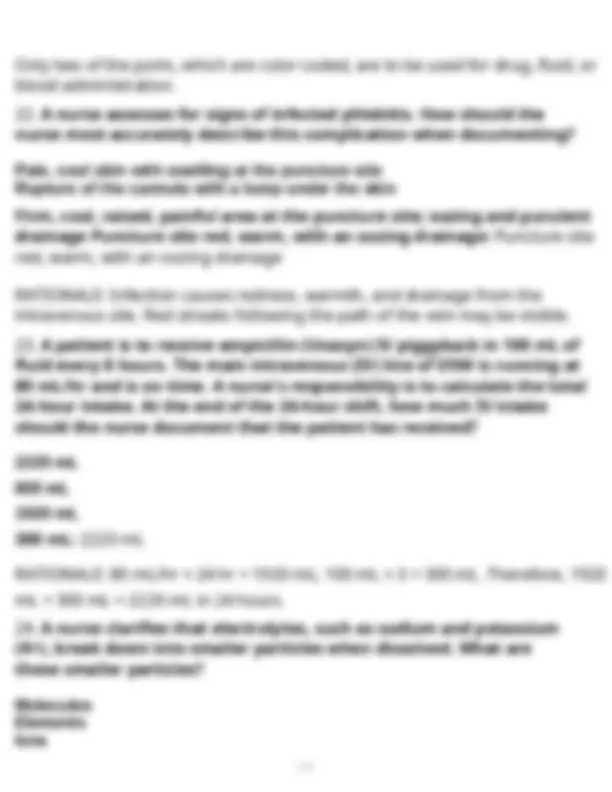 MED-SURG 1 FINAL EXAM QUESTIONS COMPREHENSIVE COMPLETE WITH ANSWERS ...