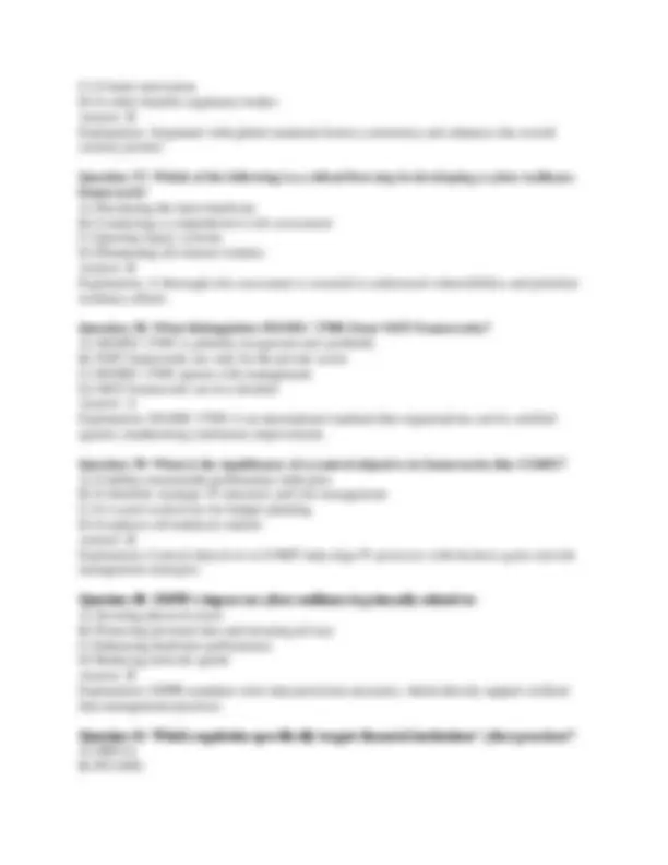 Certified Cyber Resilience Professional (CCRP) Exam | Exams Technology ...